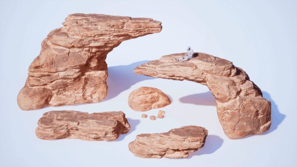 图片[3]1Li-Digital Art Education【UE资源】沙漠悬崖岩石包-Desert Cliff and Rock Collection1Li-Digital Art Education1Li