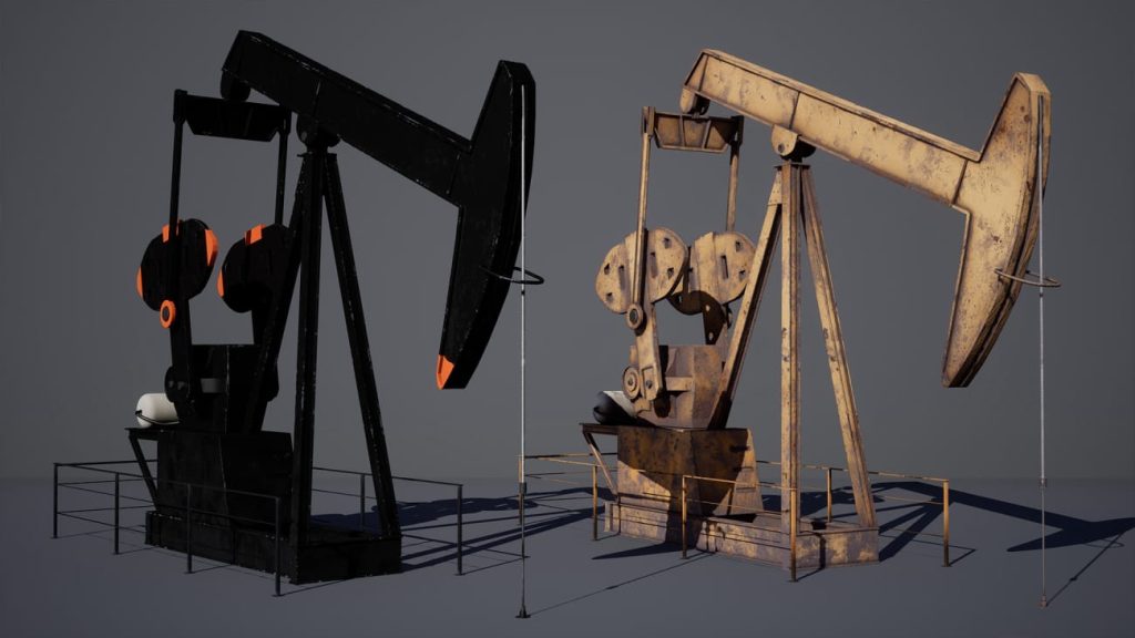 图片[1]1Li-Digital Art Education【UE资源】石油开采仪器-Pumpjack. Oil extraction1Li-Digital Art Education1Li