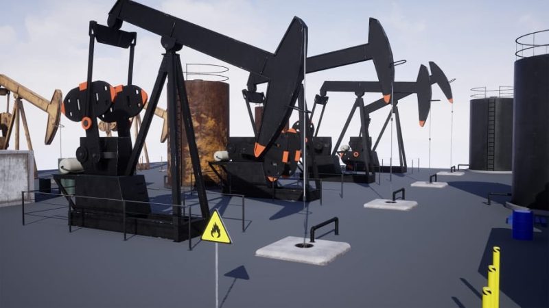【UE资源】石油开采仪器-Pumpjack. Oil extraction1Li-Digital Art Education1Li