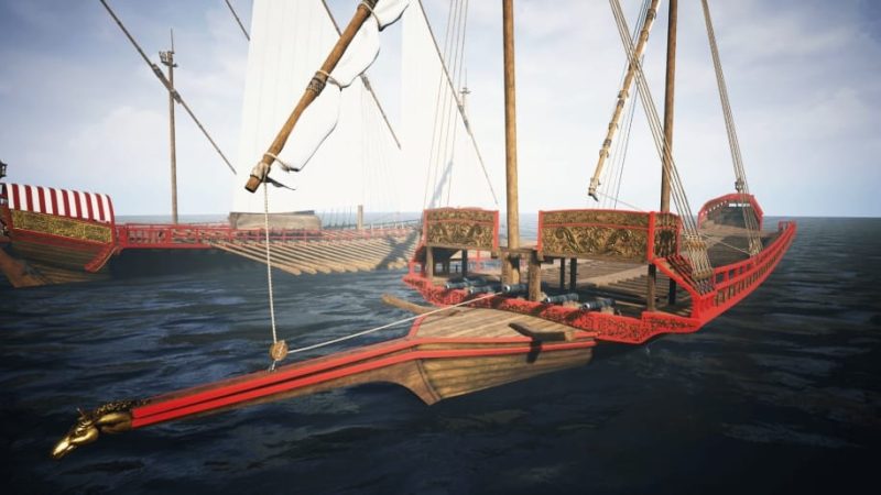 【UE资源】中世纪帆船-Medieval Galley1Li-Digital Art Education1Li