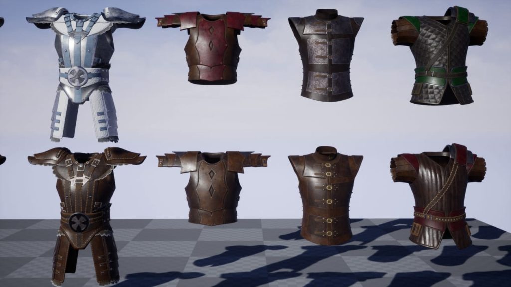 图片[13]1Li-Digital Art Education【UE资源】盔甲合集包-Armor Pack 1 - Fantasy RPG1Li-Digital Art Education1Li