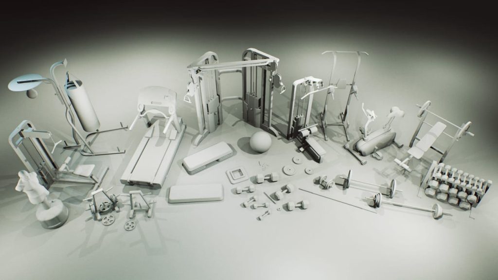 图片[1]1Li-Digital Art Education【UE资源】运动健身器材包-Sports and Gym Equipment VOL.11Li-Digital Art Education1Li