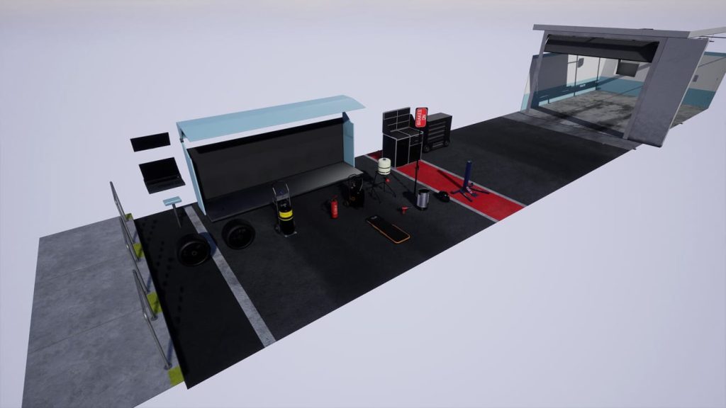 图片[10]1Li-Digital Art Education【UE资源】汽车维修站-Racing Pit Lane and Garage1Li-Digital Art Education1Li