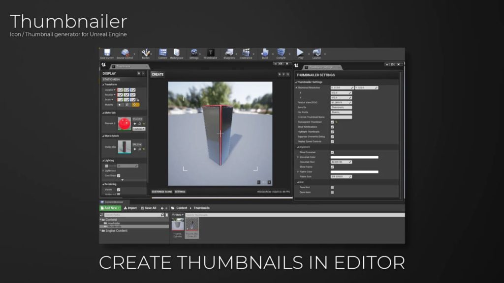 图片[2]1Li-Digital Art Education【UE资源】UE缩略图生成器-Thumbnailer1Li-Digital Art Education1Li