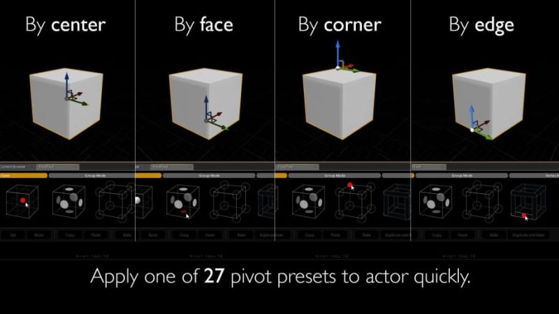 【UE资源】坐标轴编辑工具-Pivot Tool1Li-Digital Art Education1Li