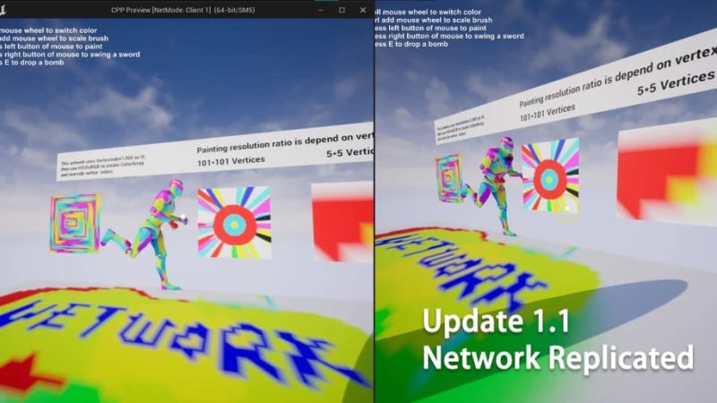 【UE资源】顶点绘制插件-Runtime Vertex Painter1Li-Digital Art Education1Li