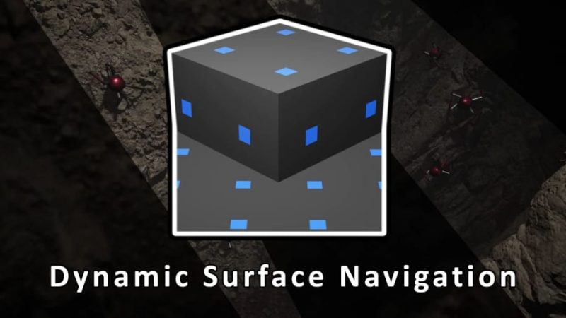 【UE资源】动态表面导航插件-Dynamic Surface Navigation1Li-Digital Art Education1Li