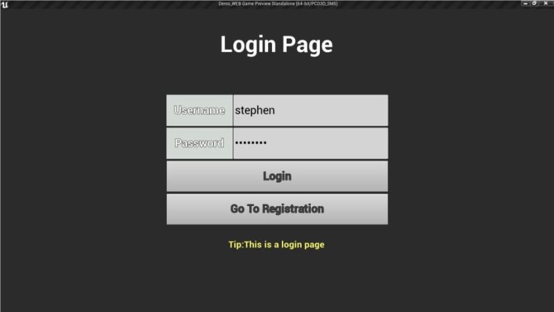 【UE资源】登录系统-Compact Login System1Li-Digital Art Education1Li