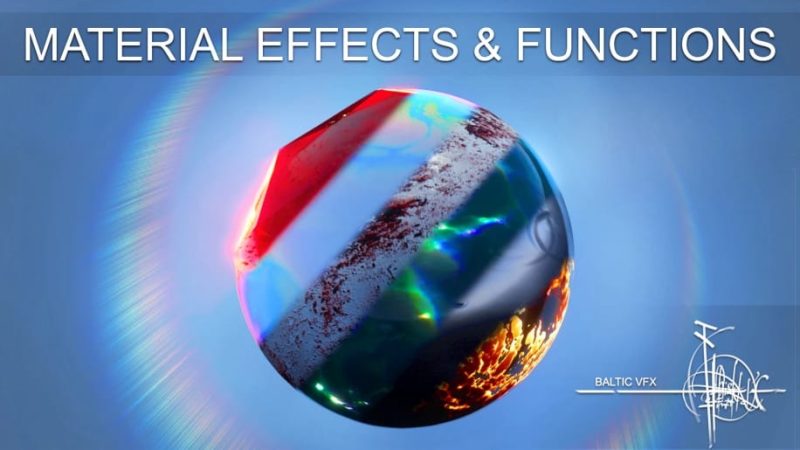【UE资源】高级VFX材质和特效-Baltic VFX : Material functions and effects library1Li-Digital Art Education1Li