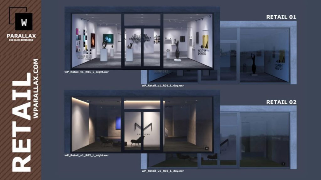 图片[5]1Li-Digital Art Education【UE资源】建筑可视化视差着色器-wParallax Retail I1Li-Digital Art Education1Li