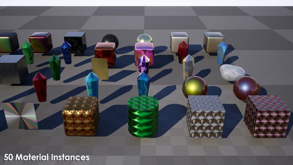 图片[1]1Li-Digital Art Education【UE资源】闪光材质预设包-Shiny Things1Li-Digital Art Education1Li