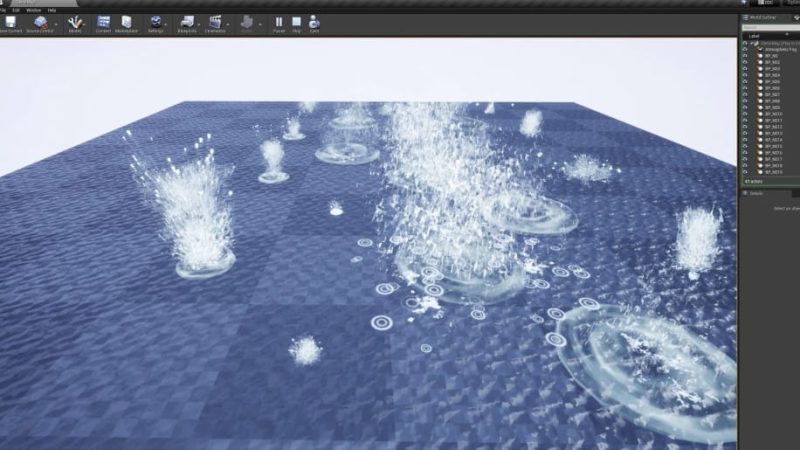【UE资源】Niagara飞溅特效包-SplashesFxPack1Li-Digital Art Education1Li