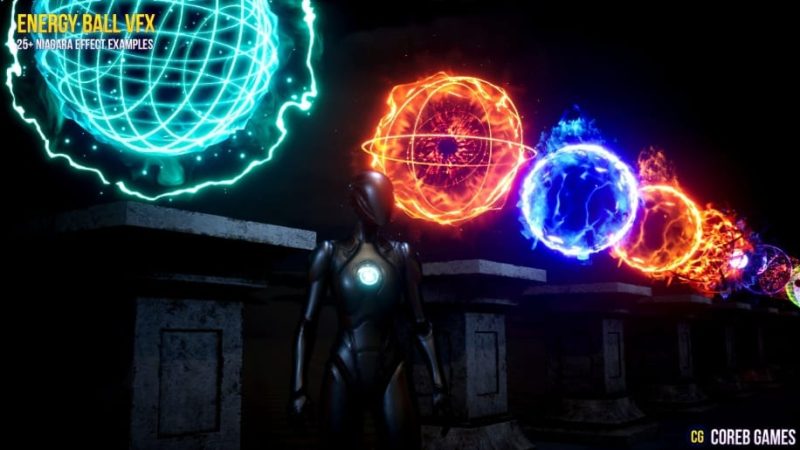 【UE资源】能量球VFX特效包-Energy Ball VFX Pack1Li-Digital Art Education1Li