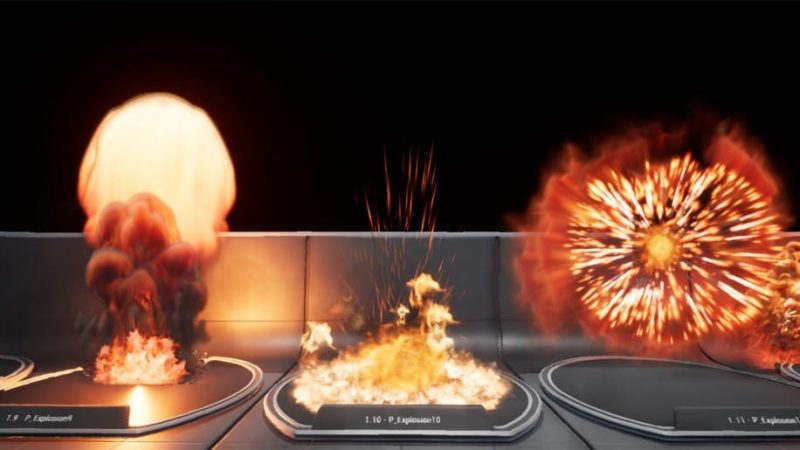 【UE资源】VFX爆炸合集包-Explosions Builder 2 HDR1Li-Digital Art Education1Li