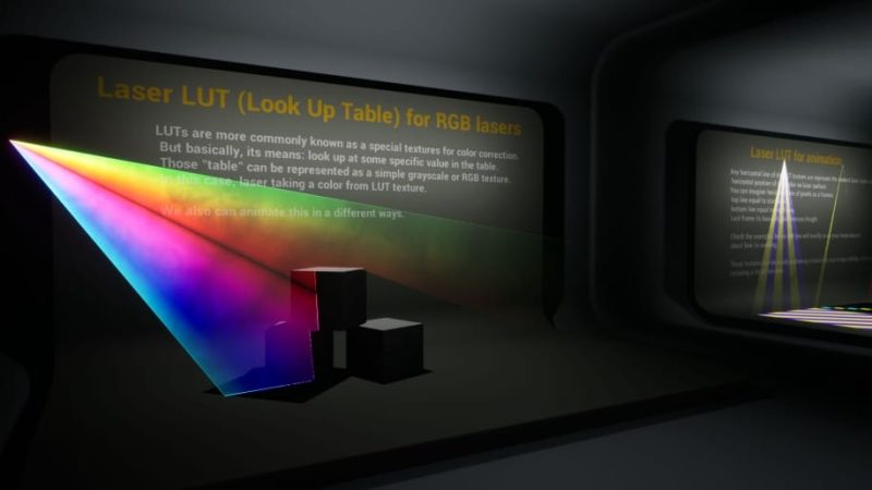 【UE资源】激光VFX特效-Lasers with shadows1Li-Digital Art Education1Li
