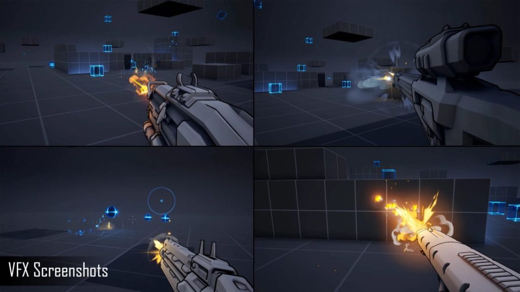 图片[2]1Li-Digital Art Education【UE资源】风格化枪口射击效果-VFX Pack - Stylized FPS Muzzle and Impacts Effects1Li-Digital Art Education1Li