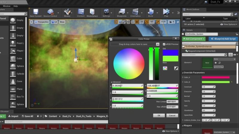 【UE资源】灰尘和烟雾VFX特效包-Dust and Smoke Effects1Li-Digital Art Education1Li