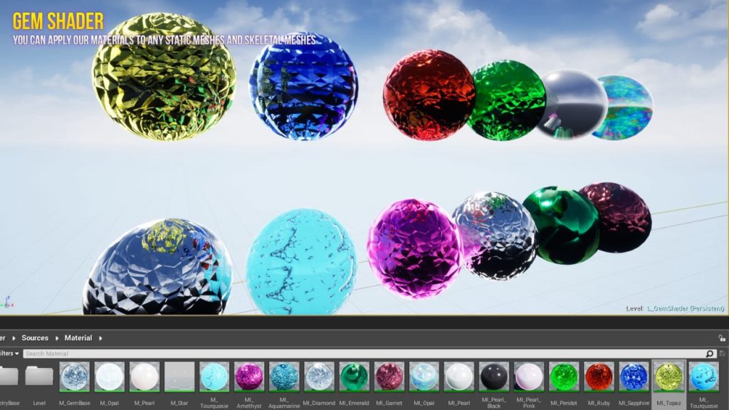 图片[9]1Li-Digital Art Education【UE资源】宝石着色器VFX-Gem(Jewelry) Shader VFX1Li-Digital Art Education1Li