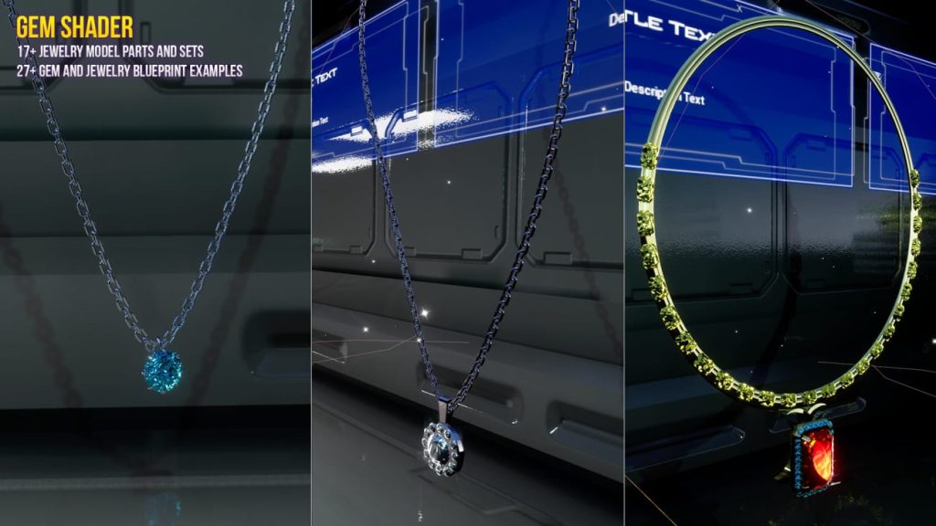 图片[3]1Li-Digital Art Education【UE资源】宝石着色器VFX-Gem(Jewelry) Shader VFX1Li-Digital Art Education1Li
