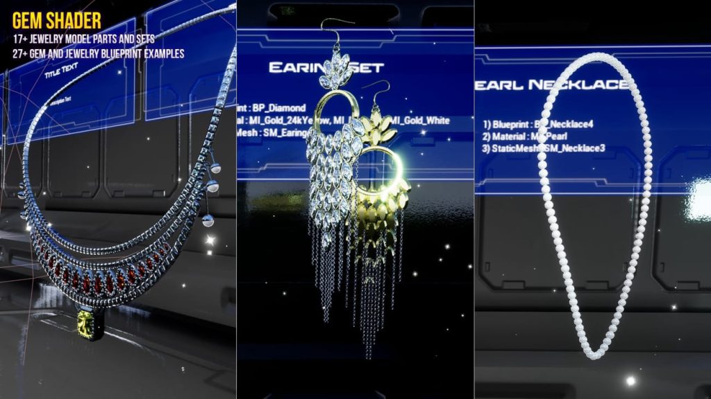 图片[6]1Li-Digital Art Education【UE资源】宝石着色器VFX-Gem(Jewelry) Shader VFX1Li-Digital Art Education1Li
