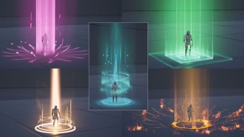 【UE资源】升级光圈Buff特效-NiagaraUpgradeGlow1Li-Digital Art Education1Li
