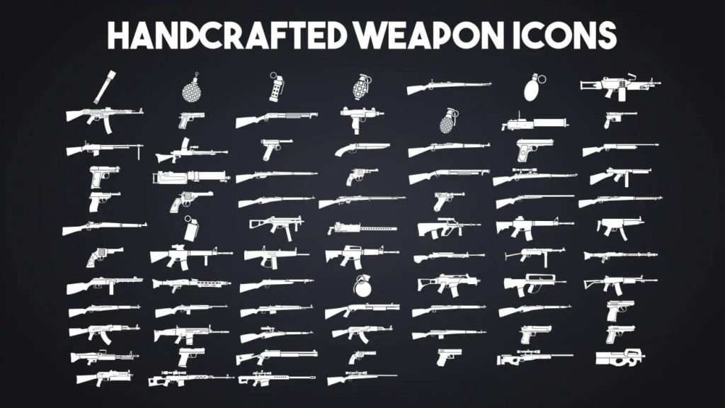 图片[3]1Li-Digital Art Education【UE资源】2D武器图标-Weapon Icons - (WW1, WW2, Modern) Handcrafted - 2K1Li-Digital Art Education1Li