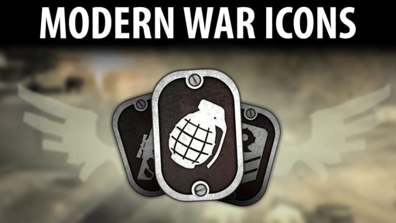 【UE资源】现代战争游戏图标-Modern War Icons1Li-Digital Art Education1Li