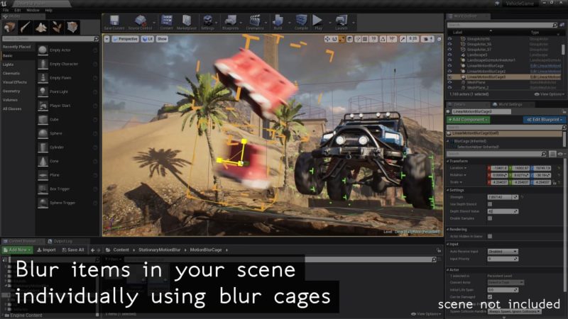 【UE资源】Custom Motion Blur-自定义运动模糊工具1Li-Digital Art Education1Li