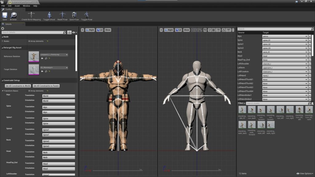 图片[5]1Li-Digital Art Education【UE资源】动画重定向工具包-Animation Retarget Toolkit1Li-Digital Art Education1Li