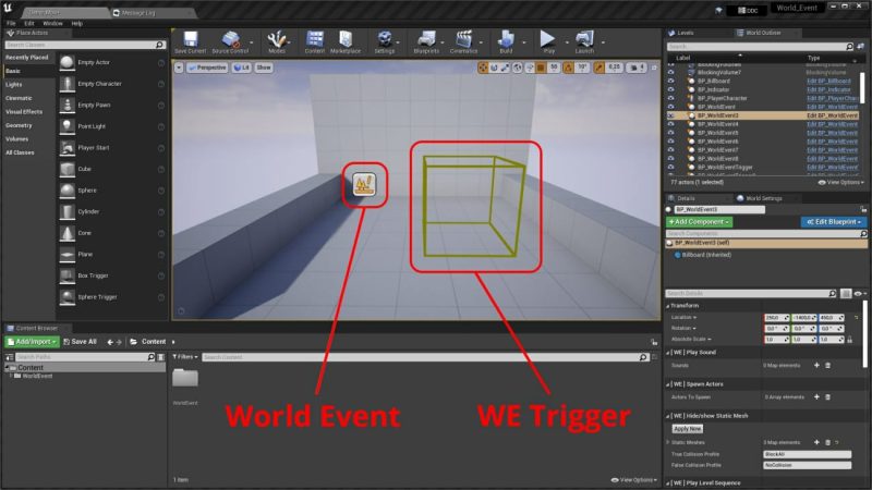 【UE资源】游戏世界中创建脚本事件工具-World Event - Scripted events simplified1Li-Digital Art Education1Li