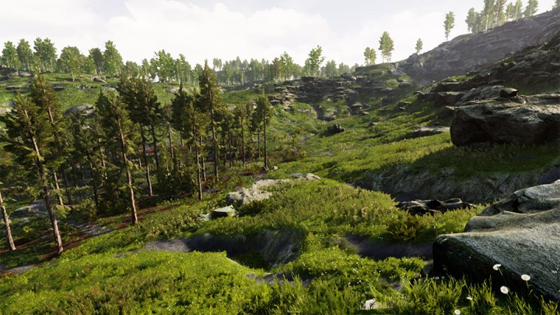 【资源】Unreal Engine-自动自然环境创建工具1Li-Digital Art Education1Li
