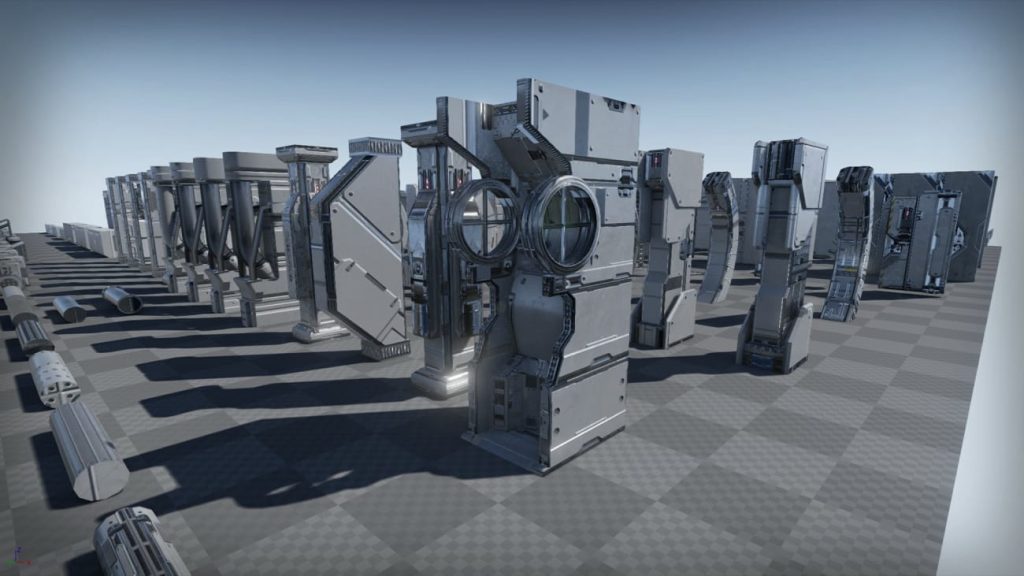 图片[6]1Li-Digital Art Education【UE资源】科幻空间站模块化场景包-SciFi 'Props' Pack1Li-Digital Art Education1Li