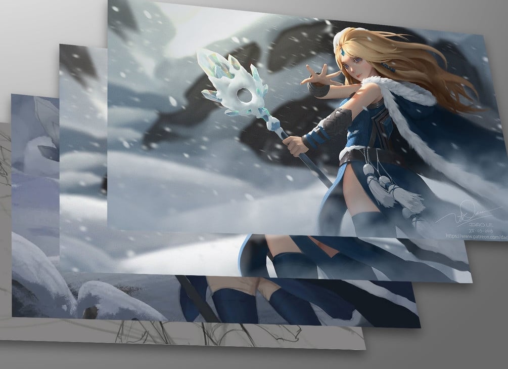 图片[2]1Li-Digital Art Education【无音频】Artstation - 冰公主：全视频处理+画笔1Li-Digital Art Education1Li