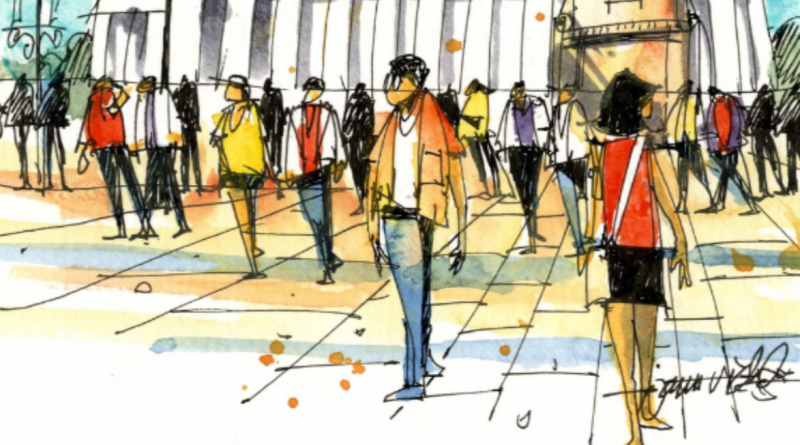 Skillshare - 市素描要点：绘制人和人群变得简单1Li-Digital Art Education1Li