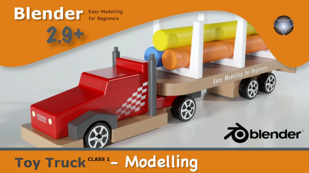 图片[1]1Li-Digital Art EducationSkillshare - 使用Blender轻松建模玩具卡车1Li-Digital Art Education1Li