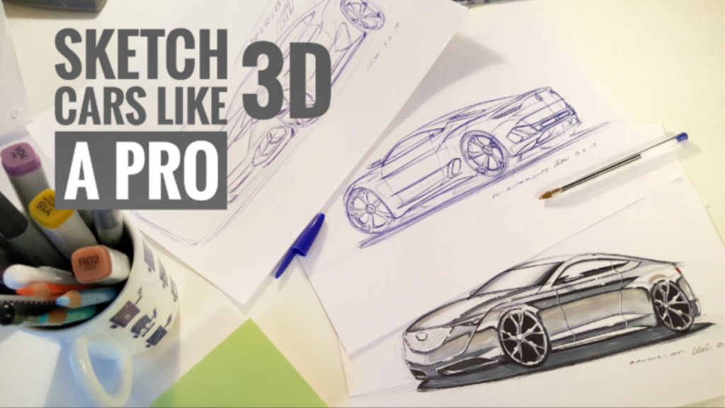 图片[1]1Li-Digital Art EducationSkillshare - 如何像专业人士一样在3D中素描、绘制和设计汽车（纸笔版）1Li-Digital Art Education1Li