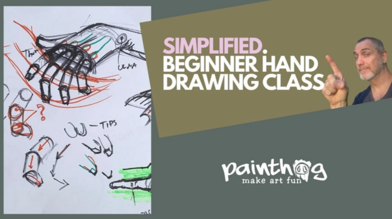 Skillshare - 如何画手1Li-Digital Art Education1Li