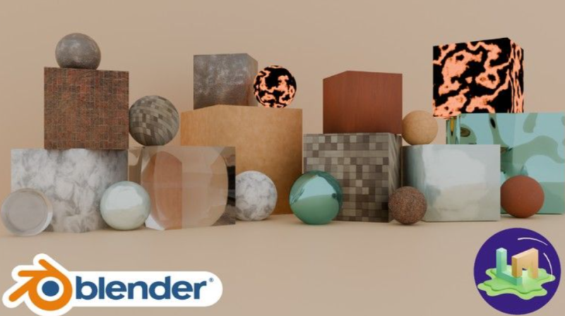 Udemy - 掌握Blender中的10个材质节点1Li-Digital Art Education1Li
