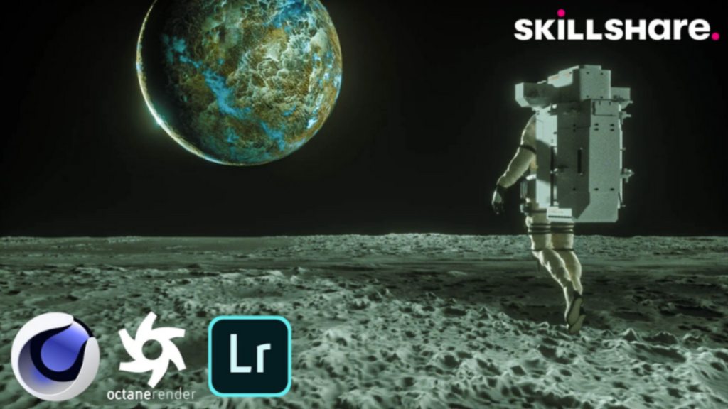 图片[1]1Li-Digital Art EducationSkillshare - 用C4D+Octane对太空场景进行建模、纹理和照明处理1Li-Digital Art Education1Li