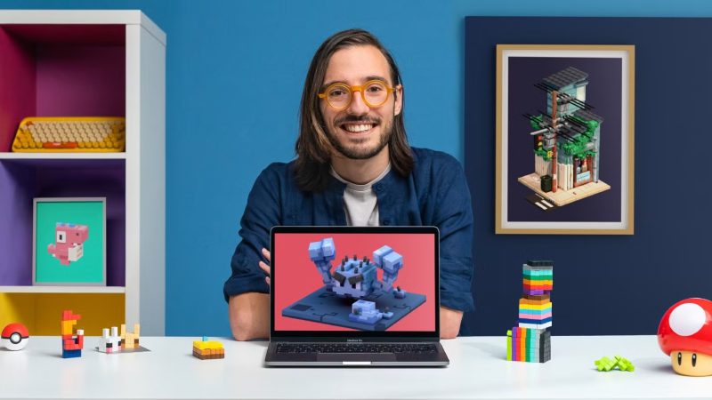 Domestika - 基于体素艺术的角色设计技术1Li-Digital Art Education1Li