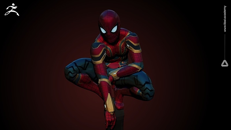 Libel - 用ZBrush打造纳米战服蜘蛛侠1Li-Digital Art Education1Li