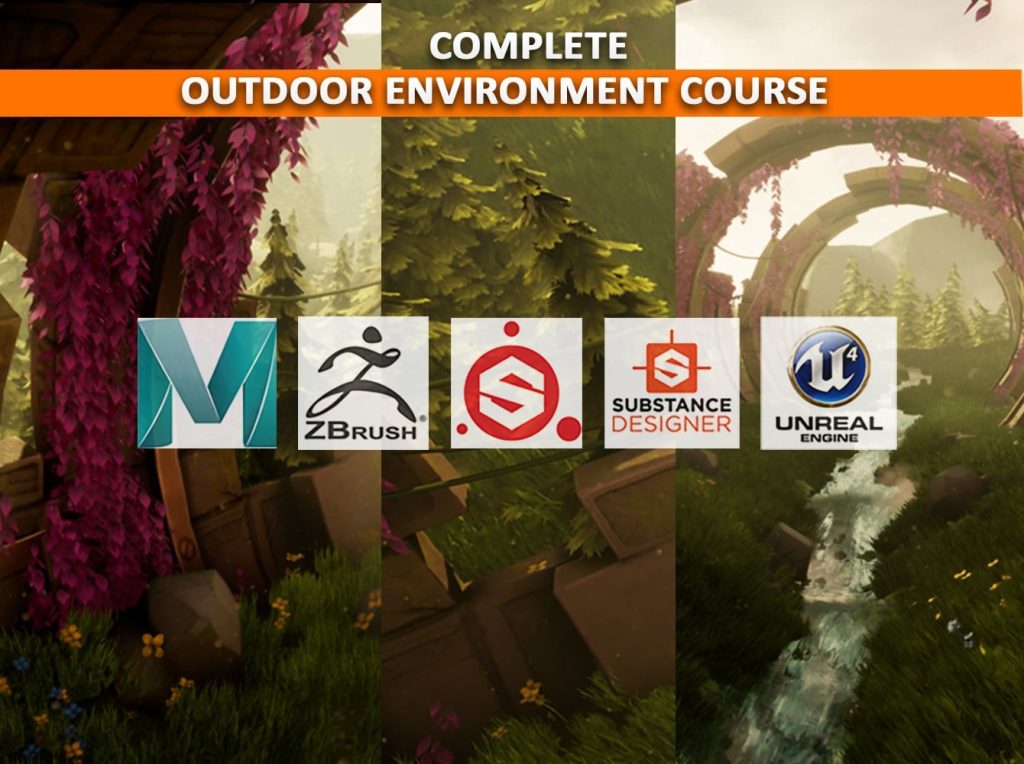 图片[1]1Li-Digital Art EducationGumroad - UE4：从头到尾打造风格化户外环境1Li-Digital Art Education1Li