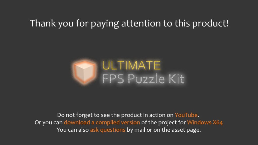 图片[3]1Li-Digital Art Education【UE资源】第一人称拼图游戏模板-Ultimate FPS Puzzle Kit1Li-Digital Art Education1Li