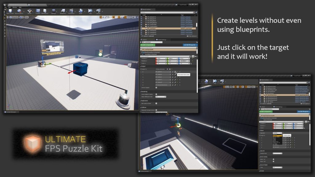 图片[7]1Li-Digital Art Education【UE资源】第一人称拼图游戏模板-Ultimate FPS Puzzle Kit1Li-Digital Art Education1Li