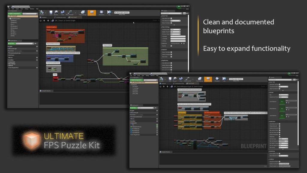 图片[4]1Li-Digital Art Education【UE资源】第一人称拼图游戏模板-Ultimate FPS Puzzle Kit1Li-Digital Art Education1Li