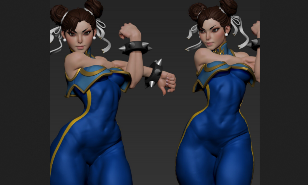 图片[1]1Li-Digital Art Education【无解说】Artstation - ZBrush雕刻春丽角色1Li-Digital Art Education1Li