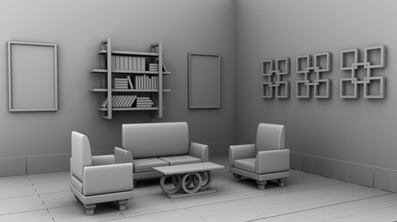 Udemy - Maya客厅家具设计1Li-Digital Art Education1Li