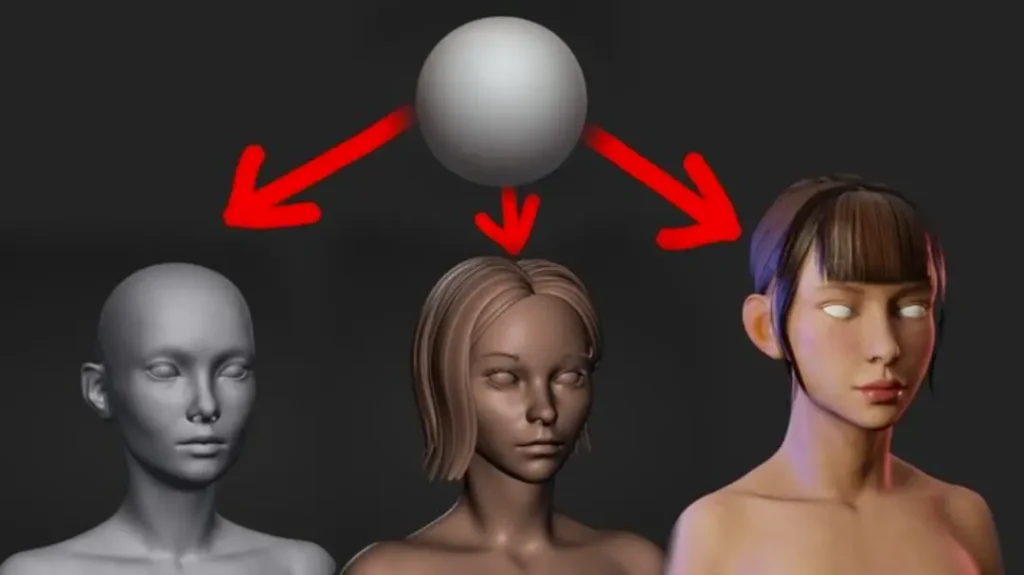 Udemy - Blender头部雕刻入门1Li-Digital Art Education1Li