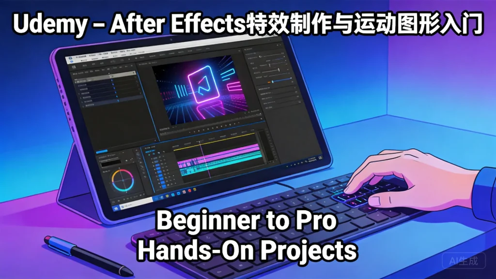 图片[1]1Li-Digital Art EducationUdemy - After Effects特效制作与运动图形入门1Li-Digital Art Education1Li