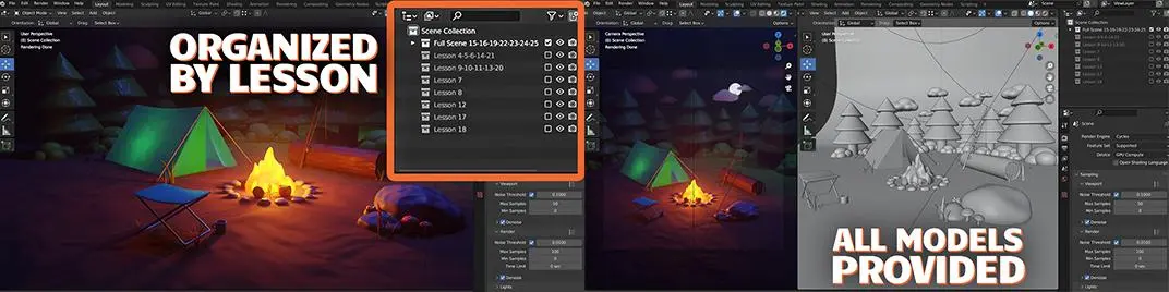 图片[3]1Li-Digital Art EducationSkillshare - Blender 3D完整入门指南1Li-Digital Art Education1Li